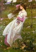 John William Waterhouse Windswept oil